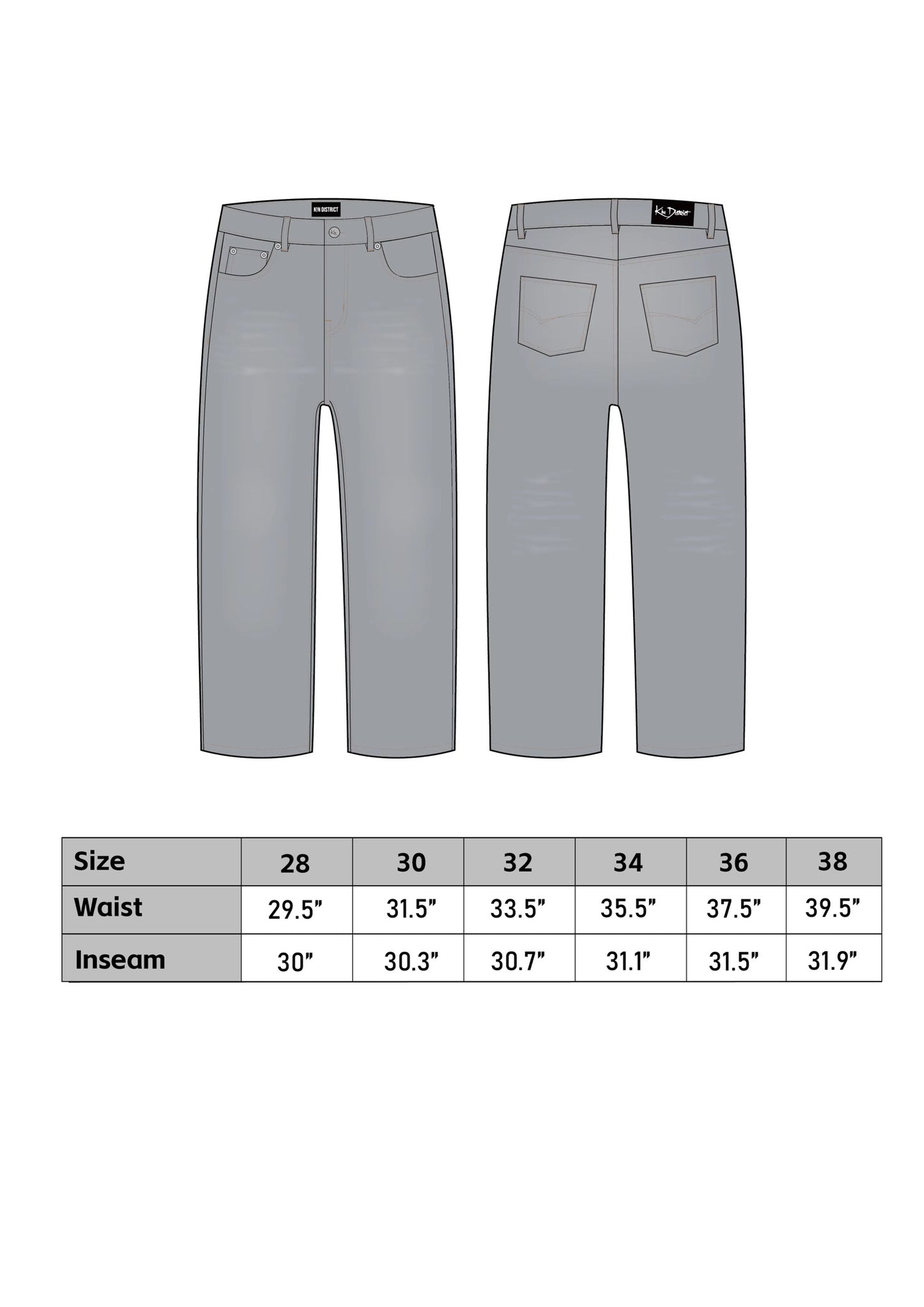 “SEA TURF” DISTRESSED JEANS