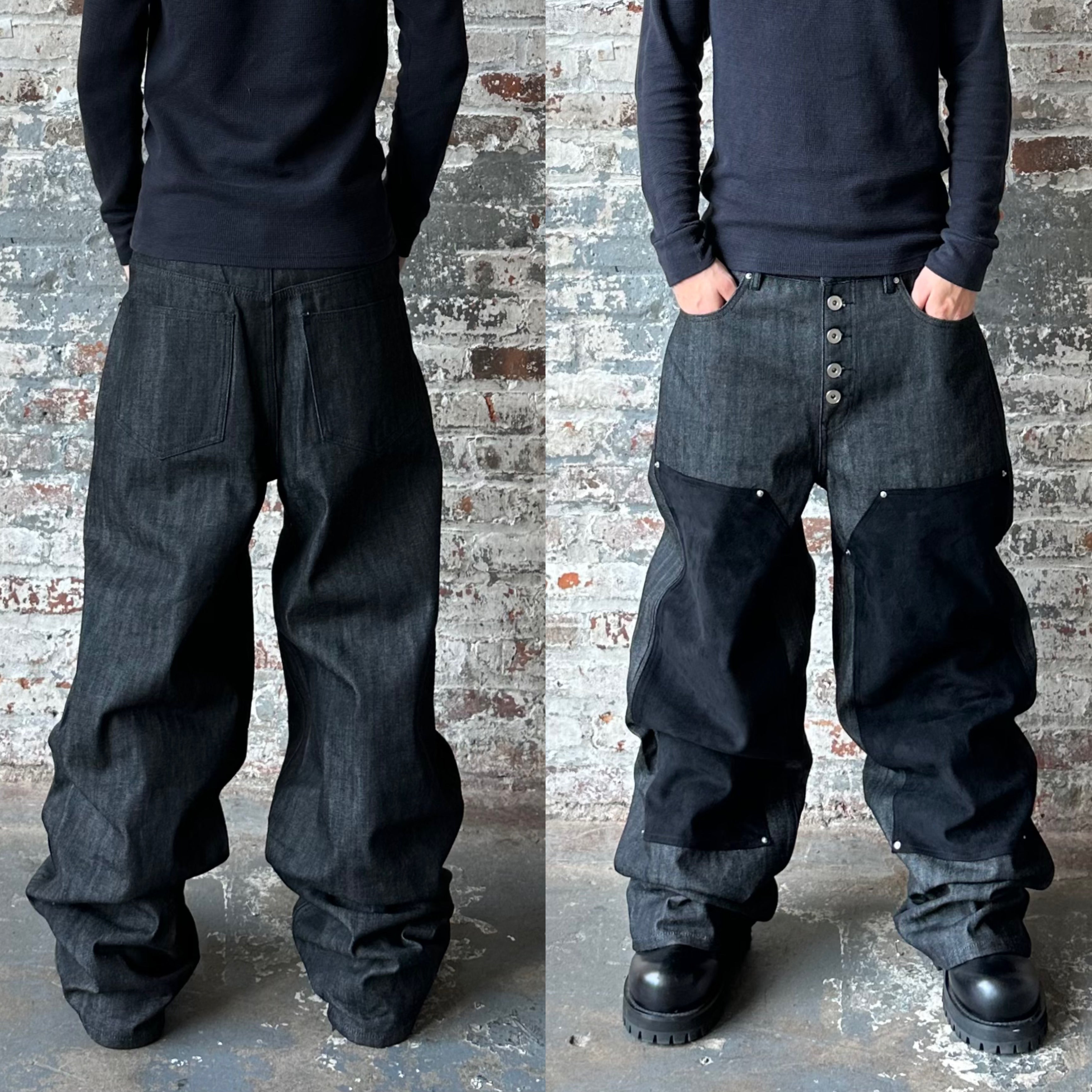 HYBRID RAW DENIM BLACK