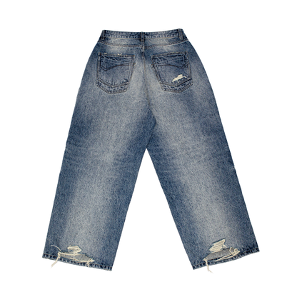 DOUBLE POCKET DENIM - BLUE