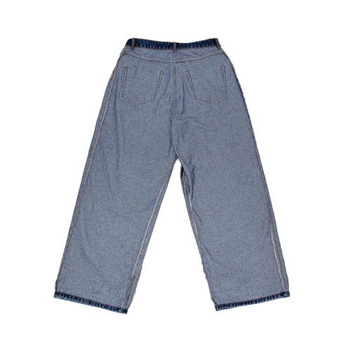 INSIDE OUT DENIM PANTS - BLUE